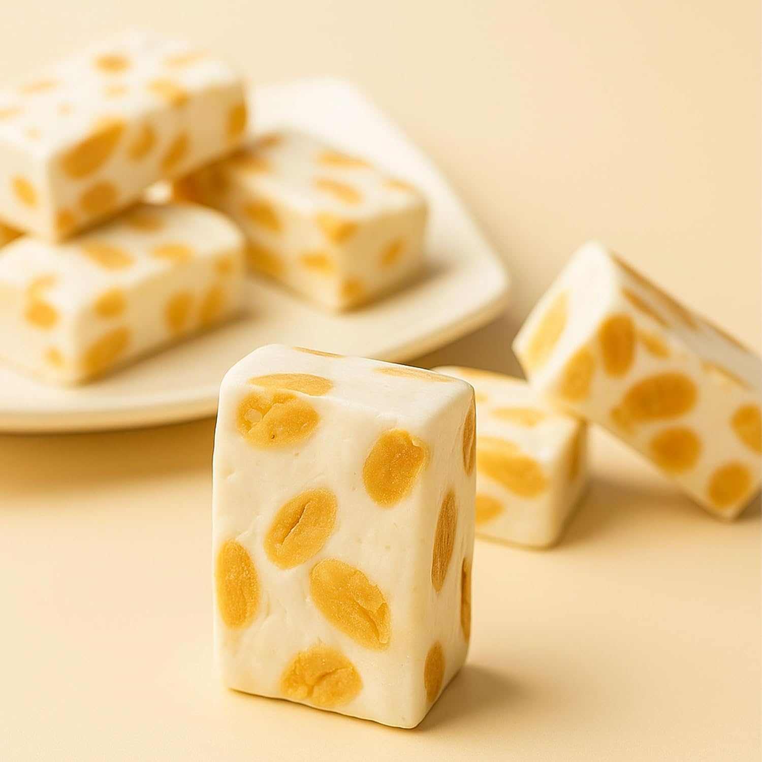 Andy Anand Sugar-Free Gluten-Free Italian Almond Nougat Brittle (7 oz) | European Imported, Diabetic-Friendly | Local SoCal Bakery