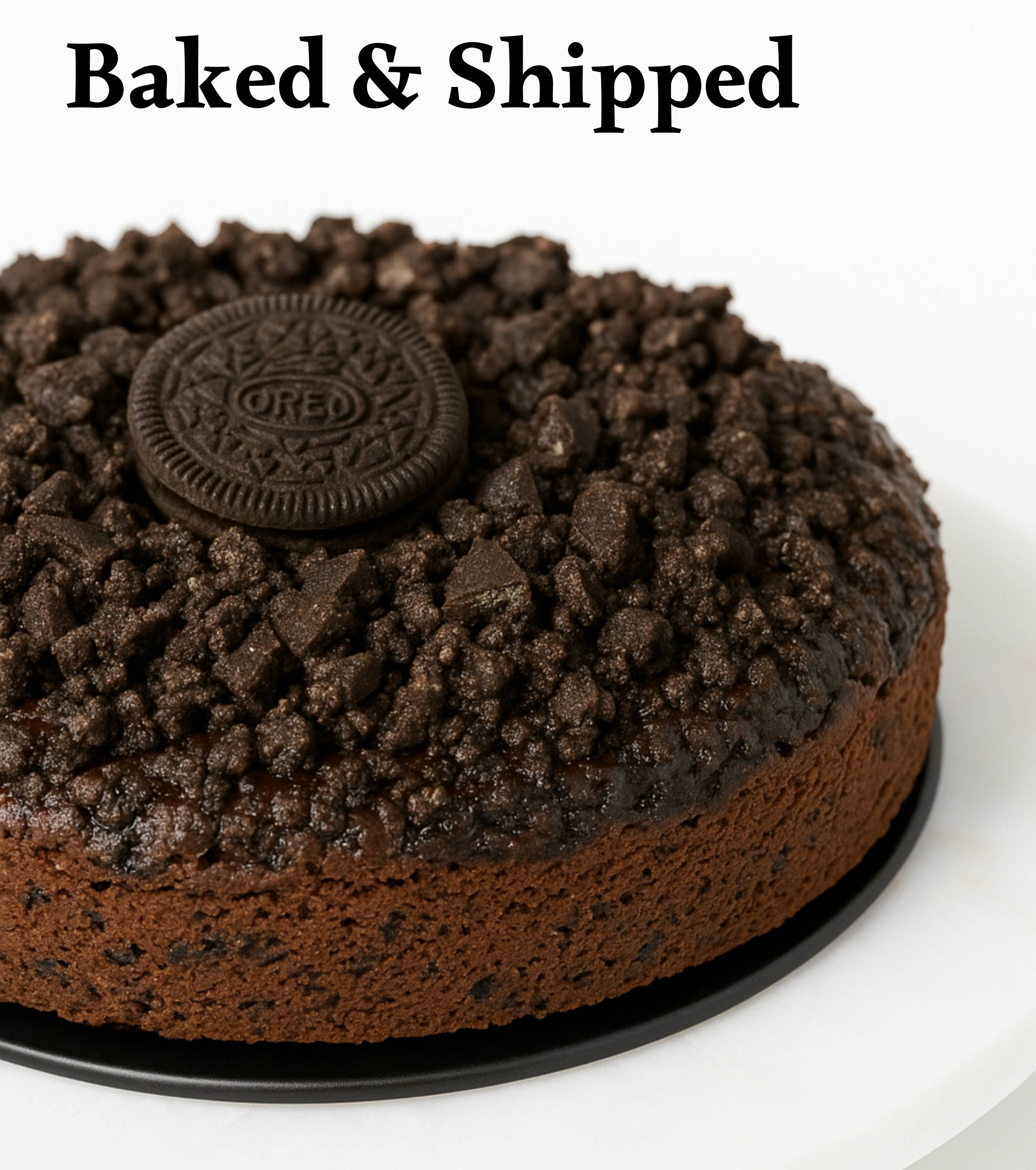 Andy Anand Gluten-Free Cookies & Cream Cake (9-inch, 2 lbs) | Hand-Baked Bakery Cake | Local SoCal Bakery