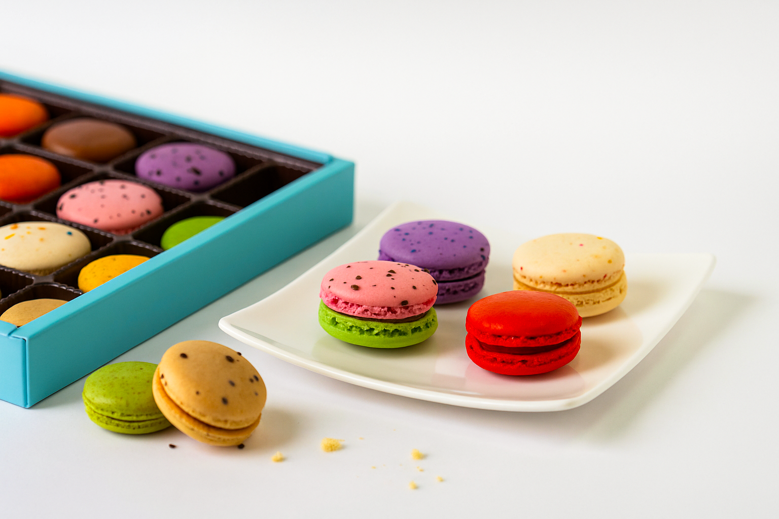 Andy Anand French Macarons (12 pc) | Gluten-Free, Made Fresh Daily | Local SoCal Bakery