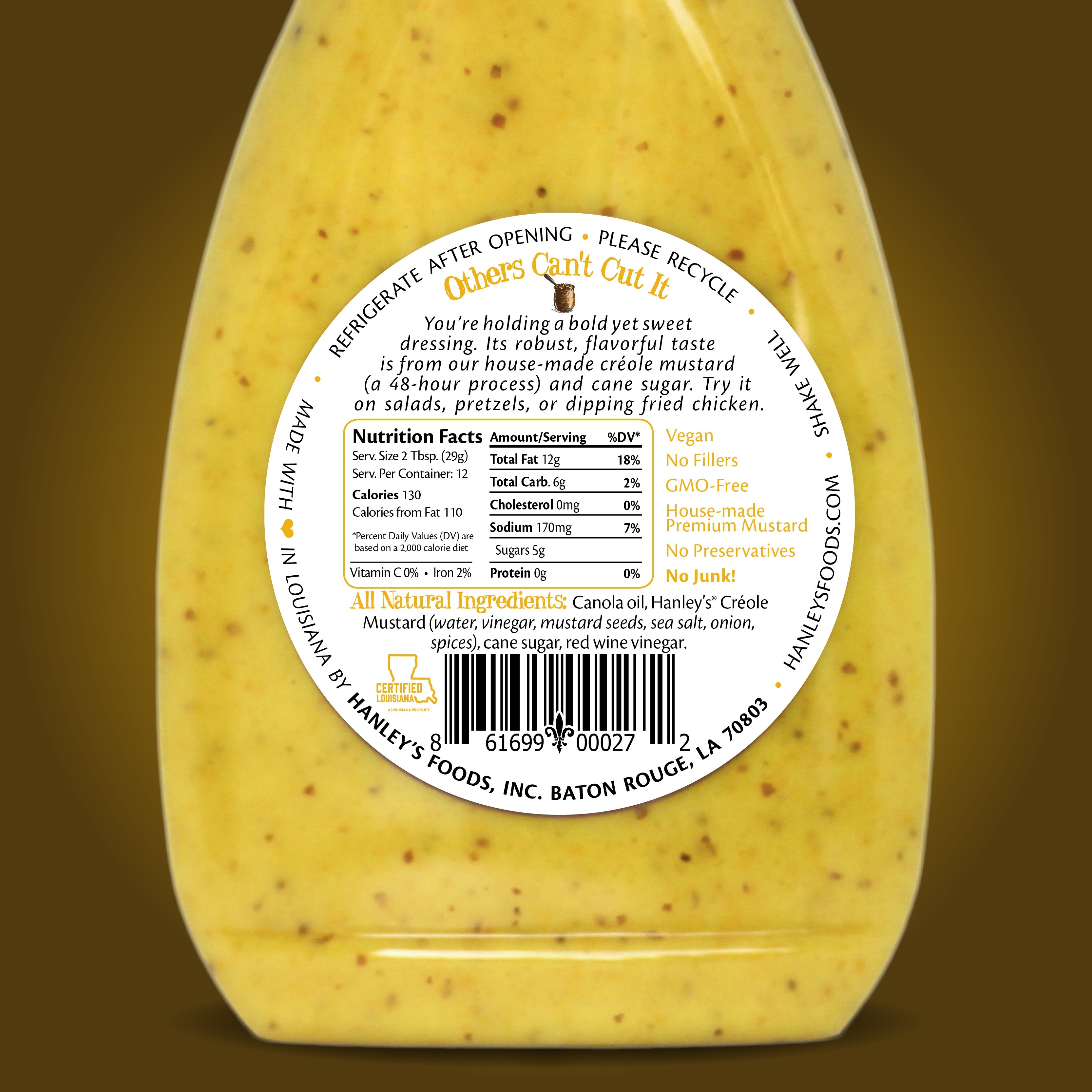 Sweet Créole Mustard dressing