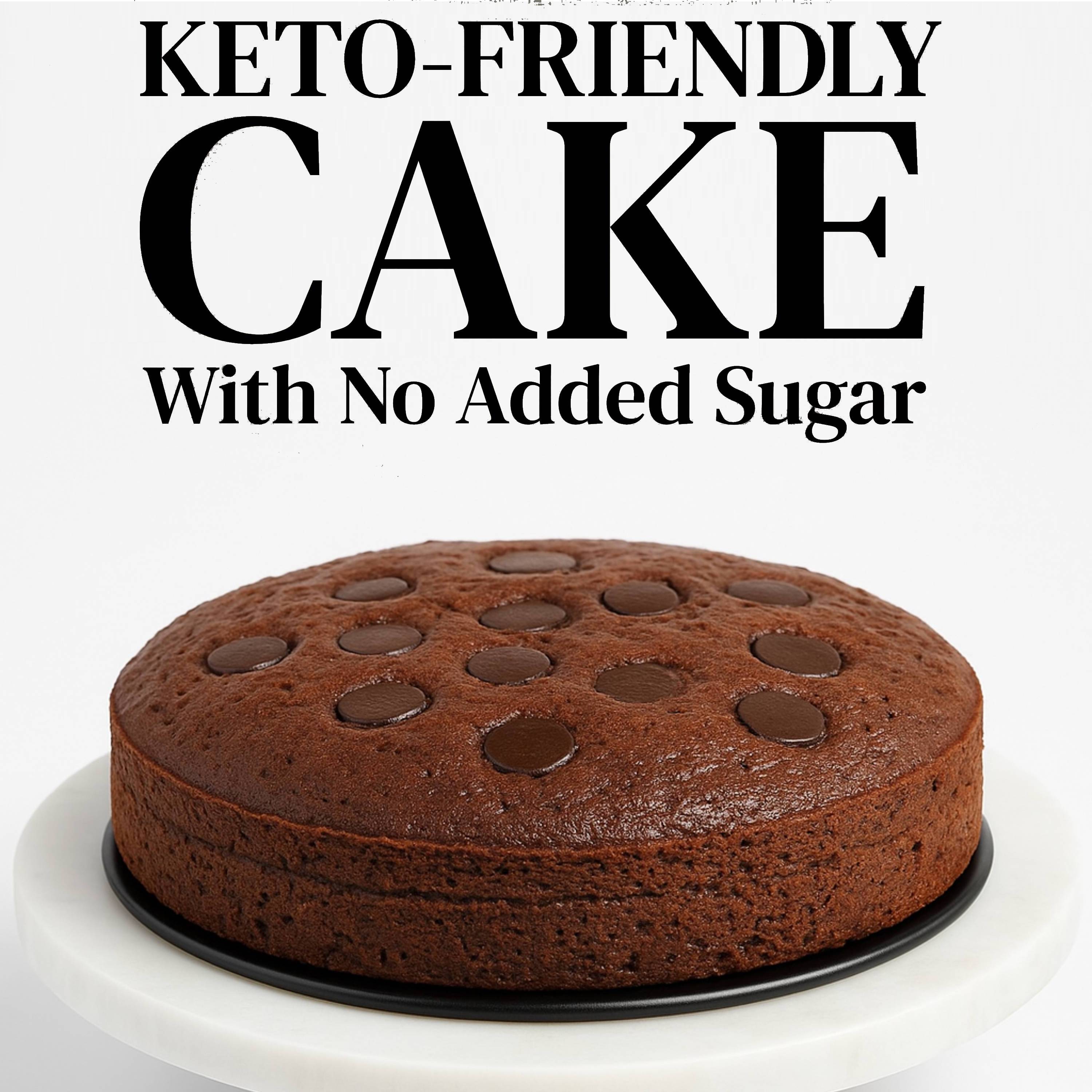 Andy Anand Sugar-Free Keto Triple Chocolate Truffle Cake (9-inch, 2 lbs) | Diabetic-Friendly | SoCal Bakery