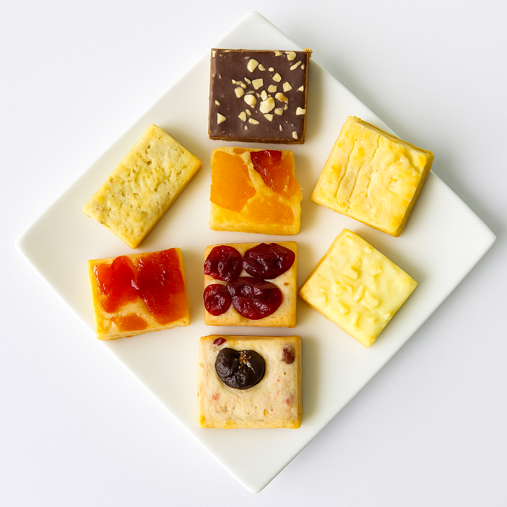 Andy Anand Italian Nougat Brittle (22 pc, 7 oz) | Almond, Pistachio, Cherry, Citrus | Local SoCal Bakery
