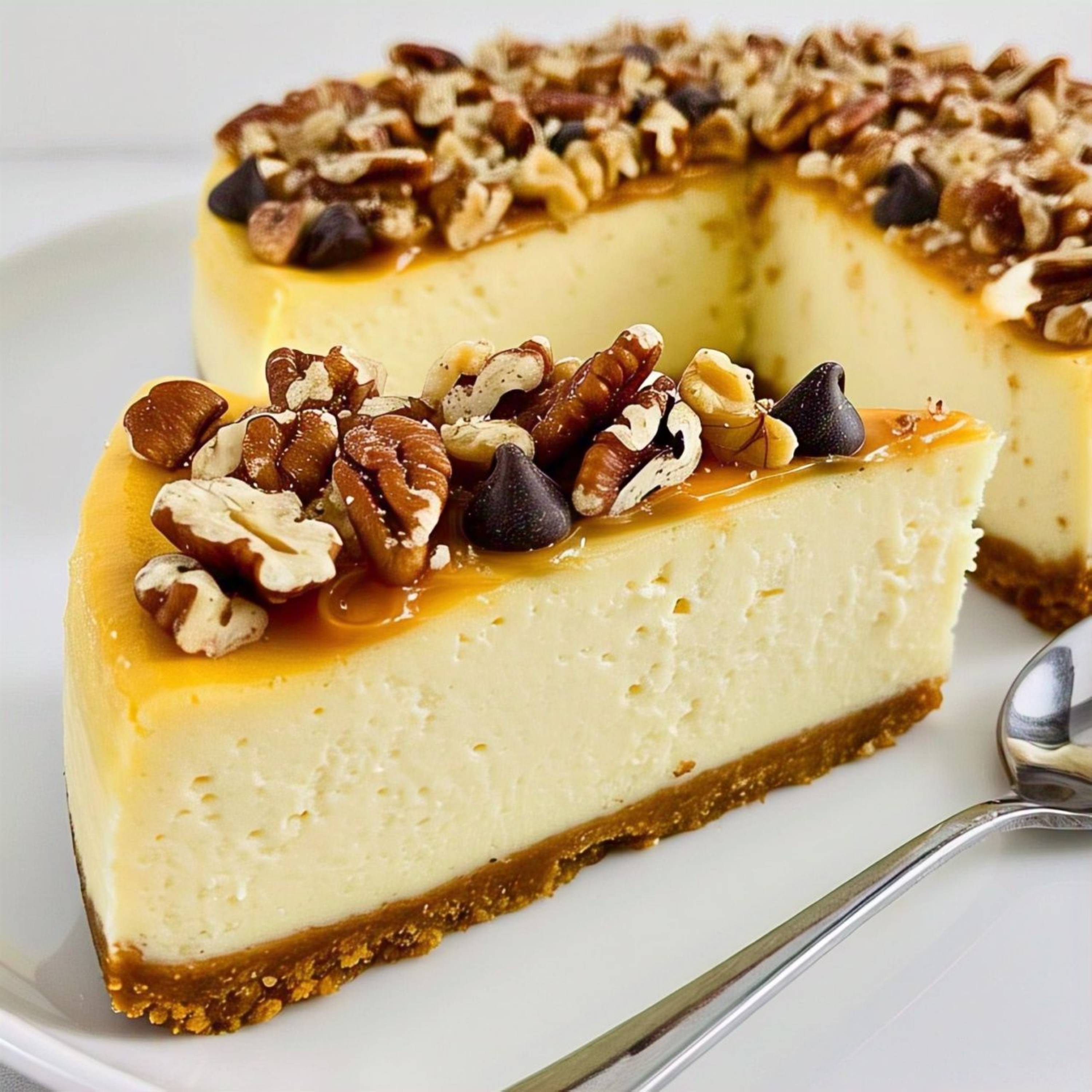 Andy Anand Turtle Cheesecake (9-inch, 2 lbs) | Hand-Baked NY-Style Cheesecake | Local SoCal Bakery
