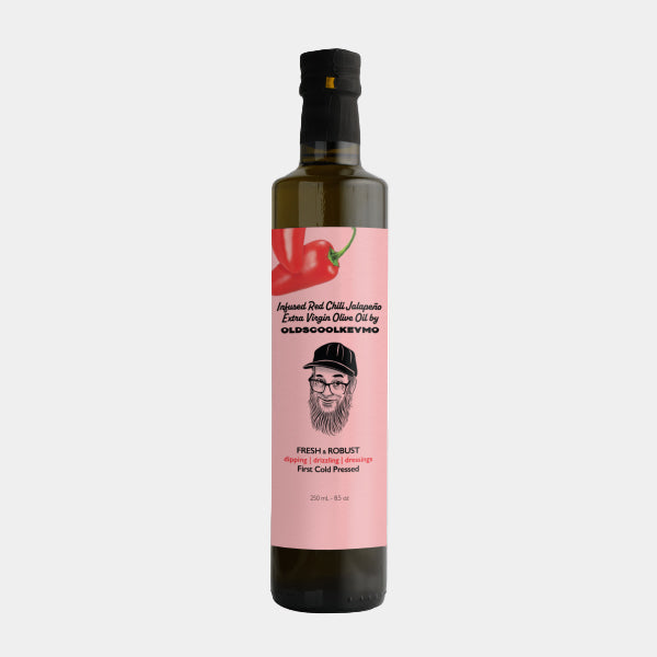 Kevmo's Red Chili Jalapeno Extra Virgin Olive Oil (250 ML)