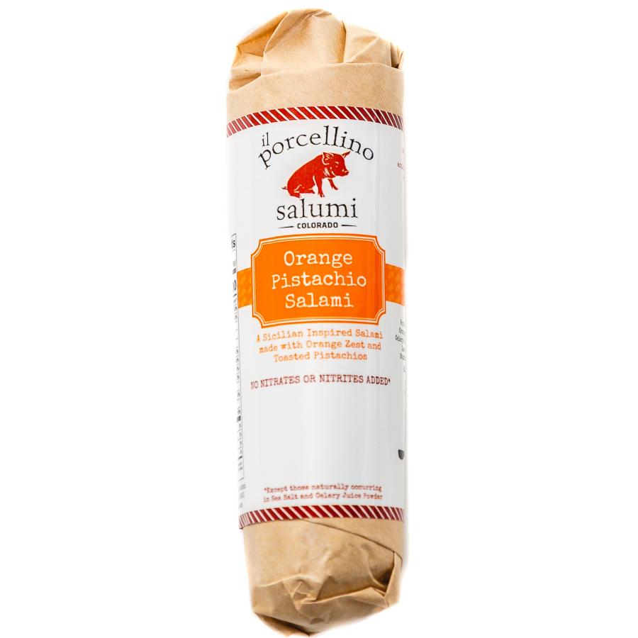 Orange Pistachio Salami