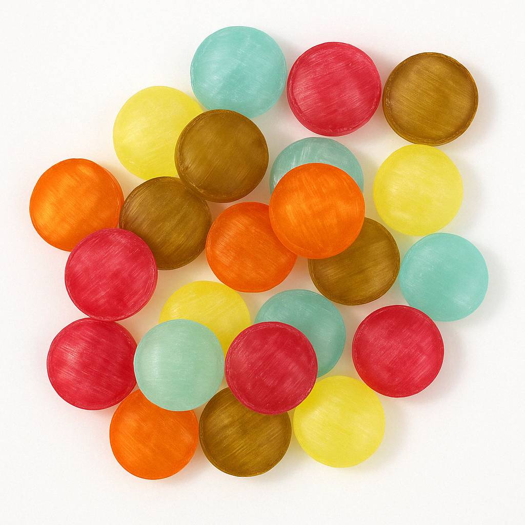 Andy Anand Sugar-Free Mixed Fruit Hard Candy (80 pc, 7 oz) | European Imported, Stevia, Gluten-Free | Local SoCal Bakery