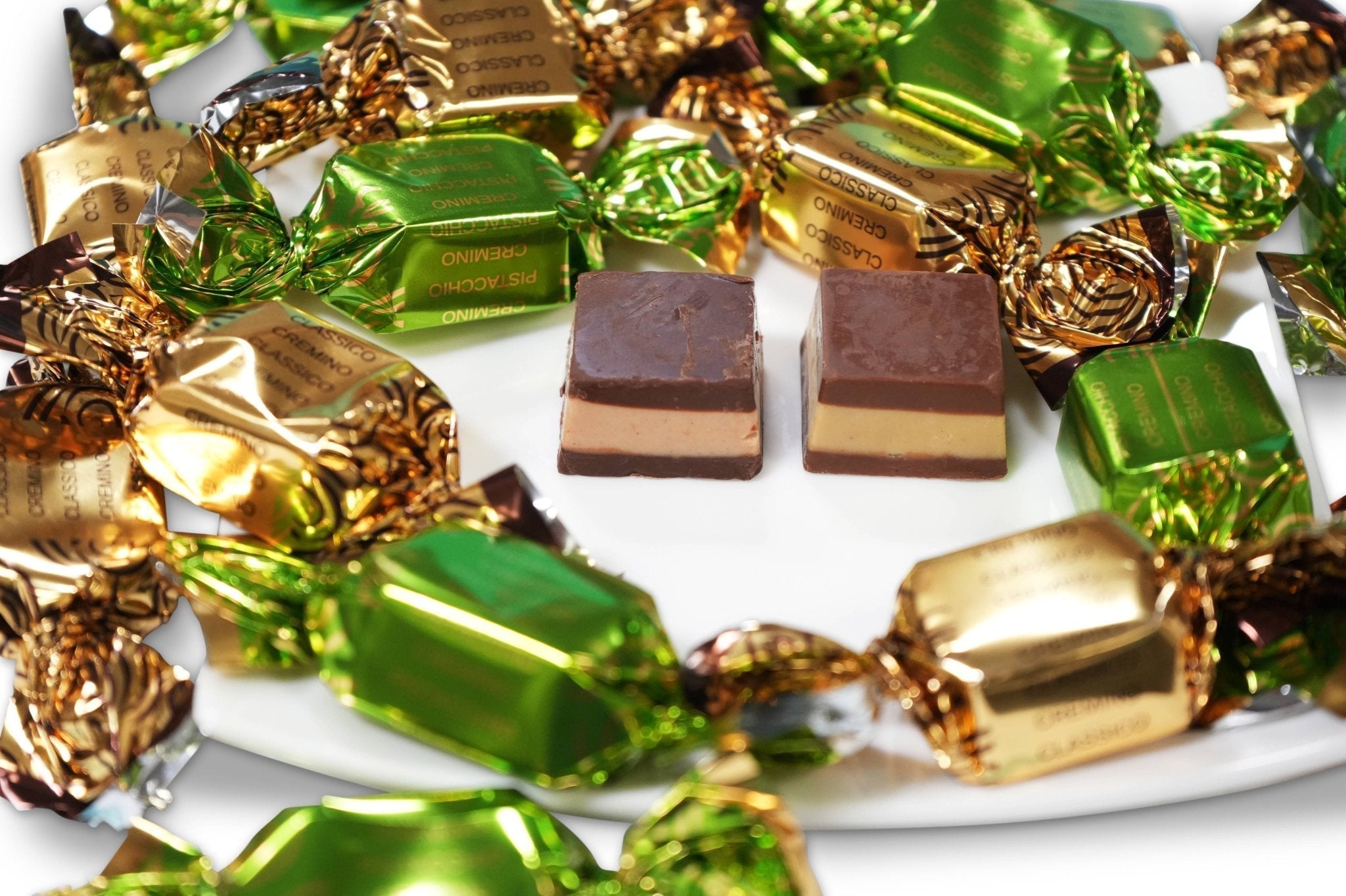 Andy Anand Italian Cremino Chocolate Assortment (18 pc, 8 oz) | Gluten-Free, 60% Cocoa Butter | Local SoCal Chocolatier