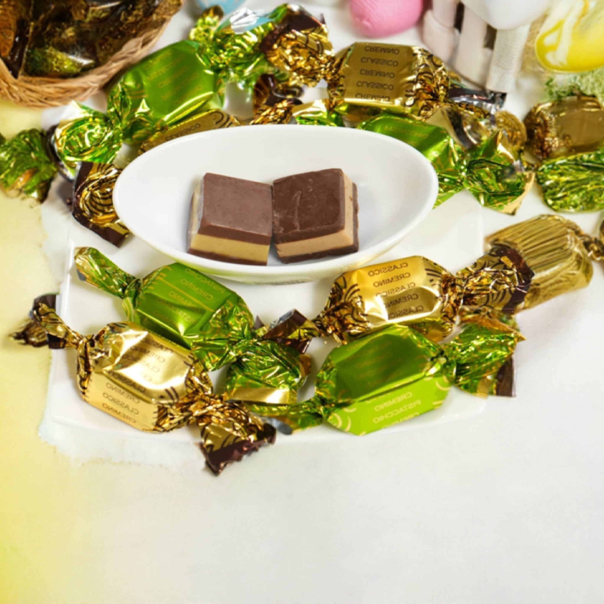 Andy Anand Italian Cremino Chocolate Assortment (18 pc, 8 oz) | Gluten-Free, 60% Cocoa Butter | Local SoCal Chocolatier