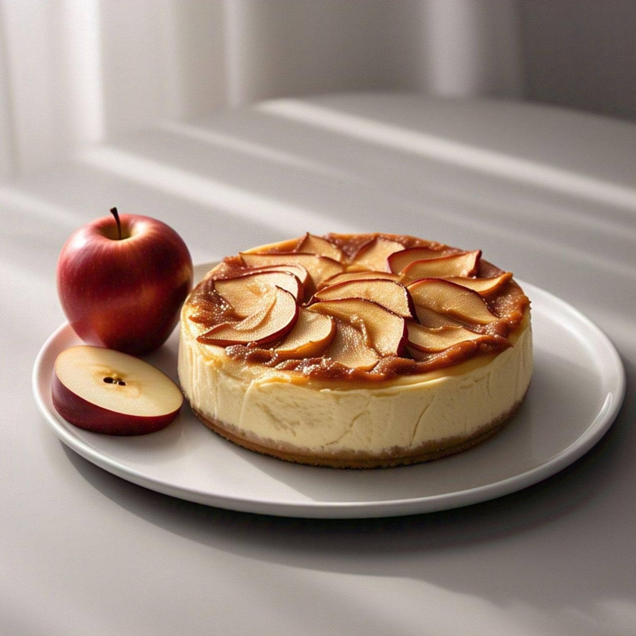 Andy Anand Apple Cheesecake (9-inch, 2.6 lbs) | Hand-Baked Bakery Cheesecake | Local SoCal Bakery