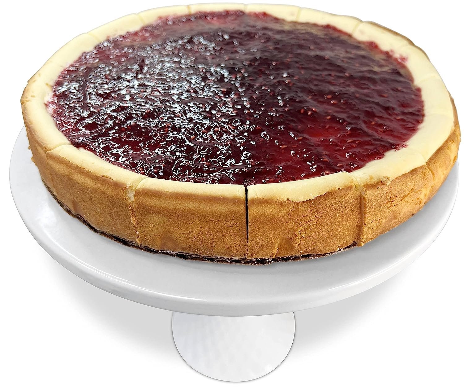 Andy Anand Raspberry Cheesecake (9-inch, 2 lbs) | Hand-Baked Bakery Cheesecake | Local SoCal Bakery