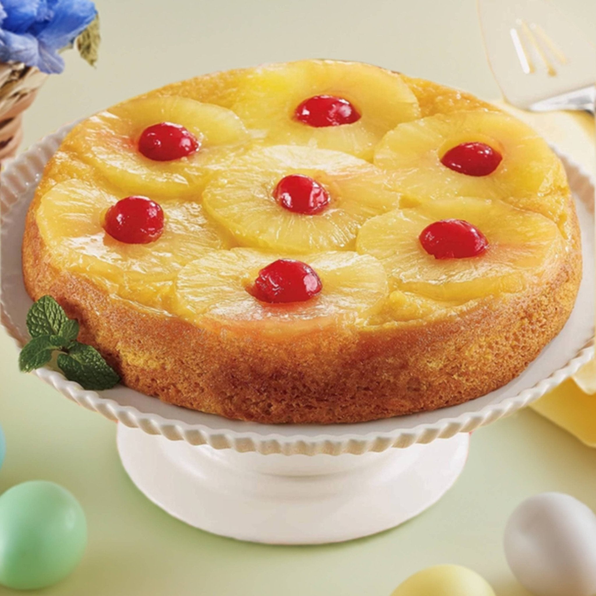 Andy Anand Gluten-Free Pineapple Upside-Down Cake (2.4 lbs) | Hand-Baked, Dairy-Free | Local SoCal Bakery