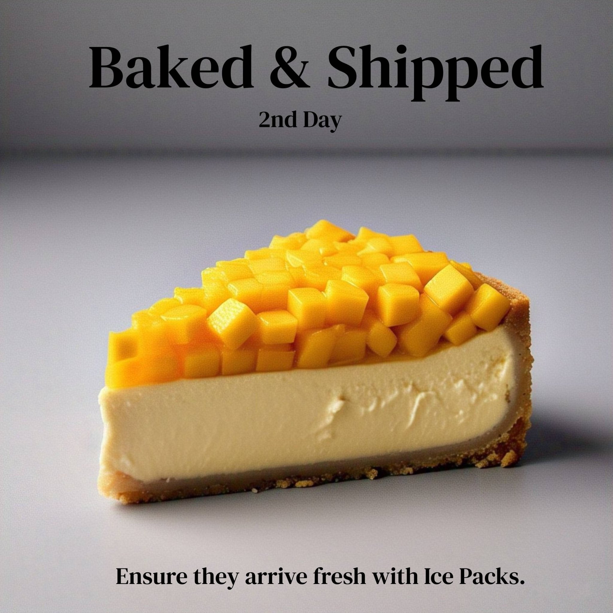 Andy Anand Mango Cake (9-inch, 2.6 lbs) | Hand-Crafted Bakery Cake | Local SoCal Bakery