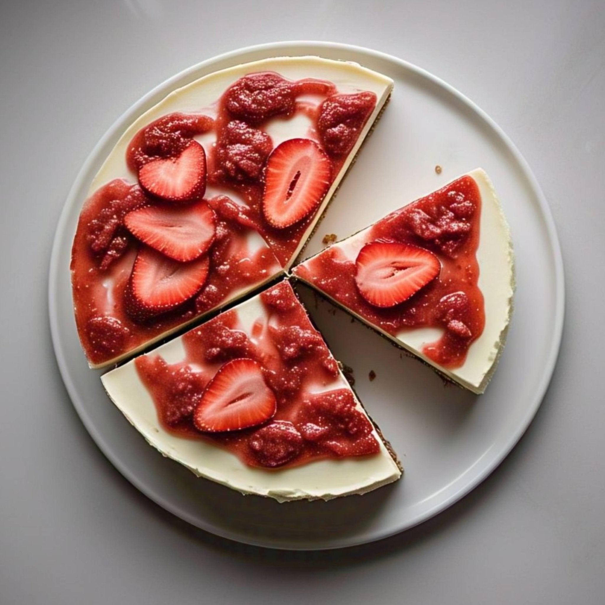 Andy Anand Gluten-Free Strawberry Cheesecake (9-inch, 3.4 lbs) | Hand-Baked Bakery Cheesecake | Local SoCal Bakery