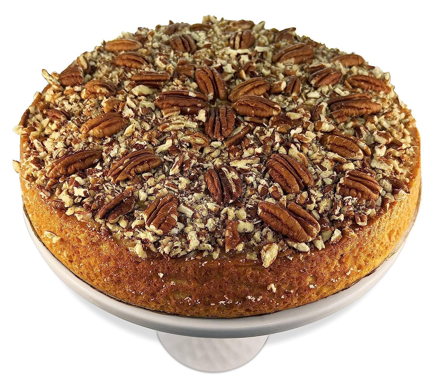 Andy Anand Sugar-Free Gluten-Free Caramel Pecan Cake (9-inch, 2.8 lbs) | Sugar-Free & Keto Cake | Local SoCal Bakery