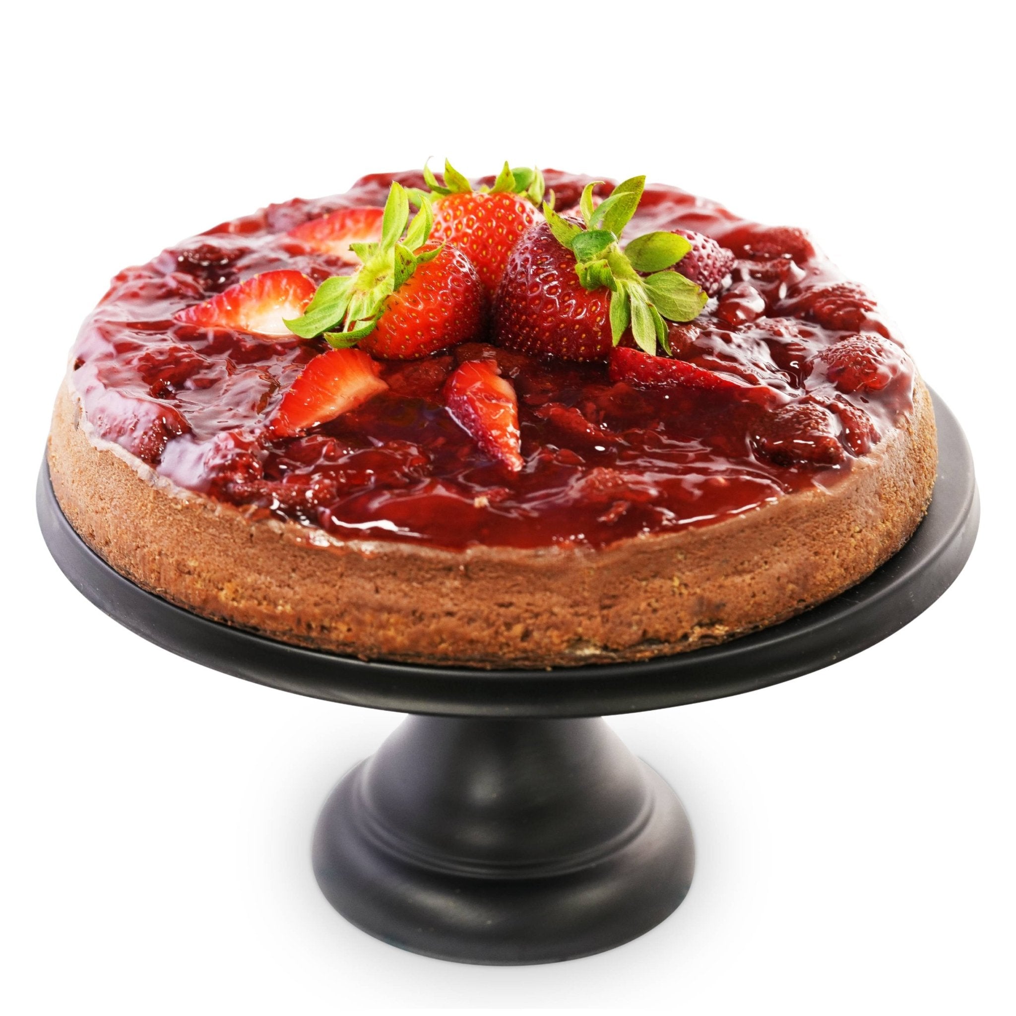 Andy Anand Sugar-Free Chocolate Strawberry Cheesecake with Truffles (9-inch, 2.8 lbs) | Sugar-Free & Keto Cheesecake | Local SoCal Bakery