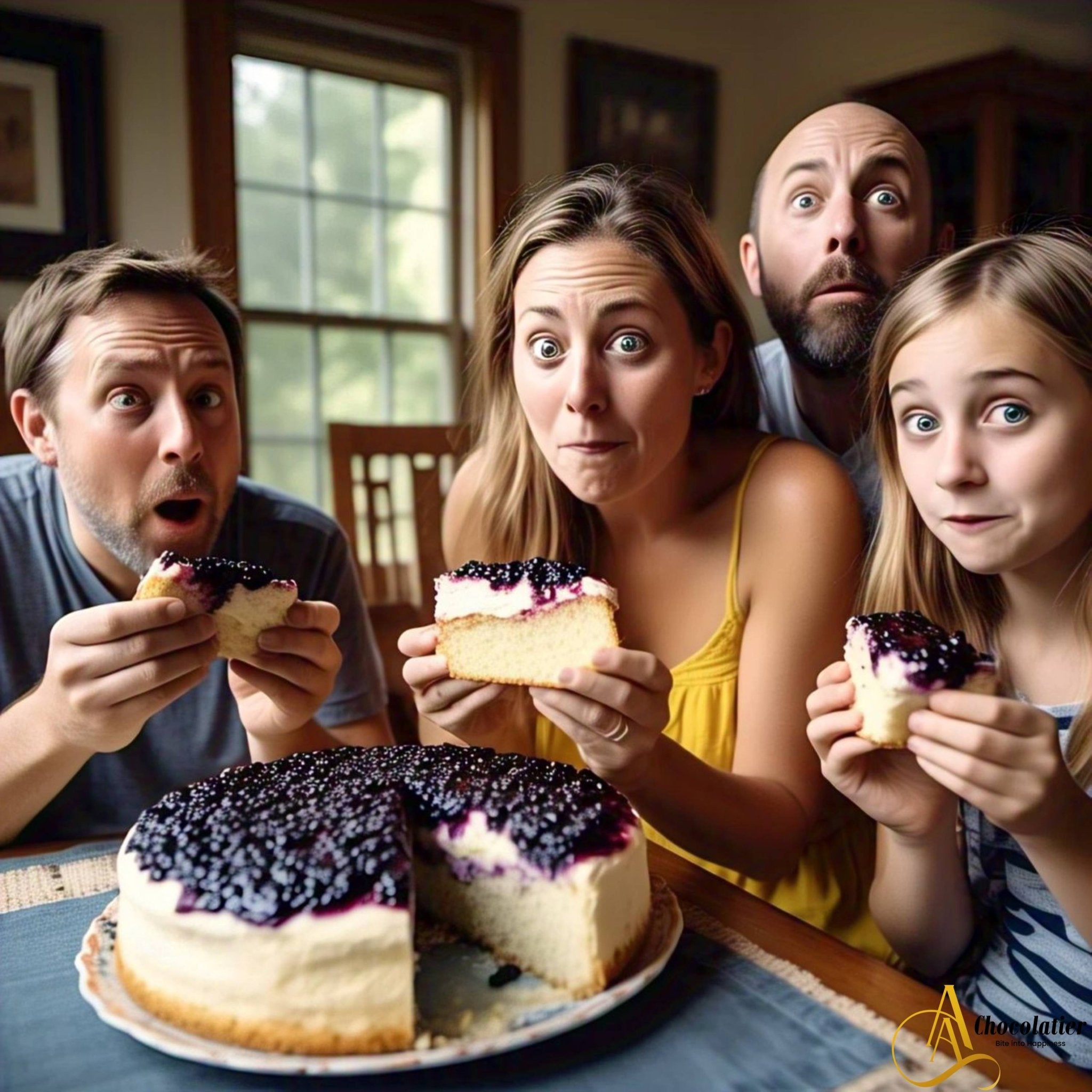 Andy Anand Sugar-Free Blueberry Cake (2.5 lbs) | Keto & Diabetic-Friendly | SoCal Bakery