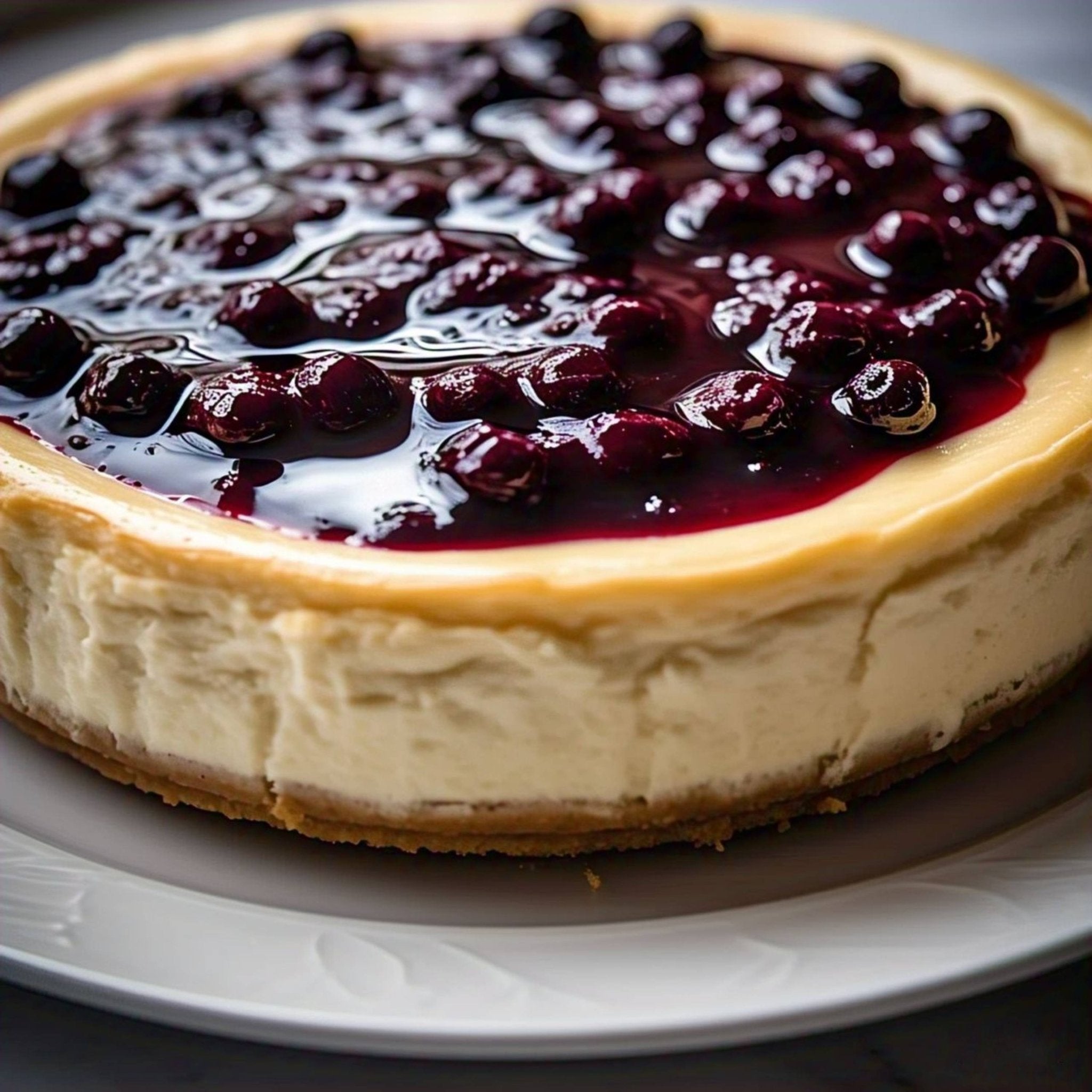 Andy Anand Sugar-Free Gluten-Free Blueberry Cheesecake (9-inch, 2.8 lbs) | Sugar-Free, Gluten-Free | Local SoCal Bakery