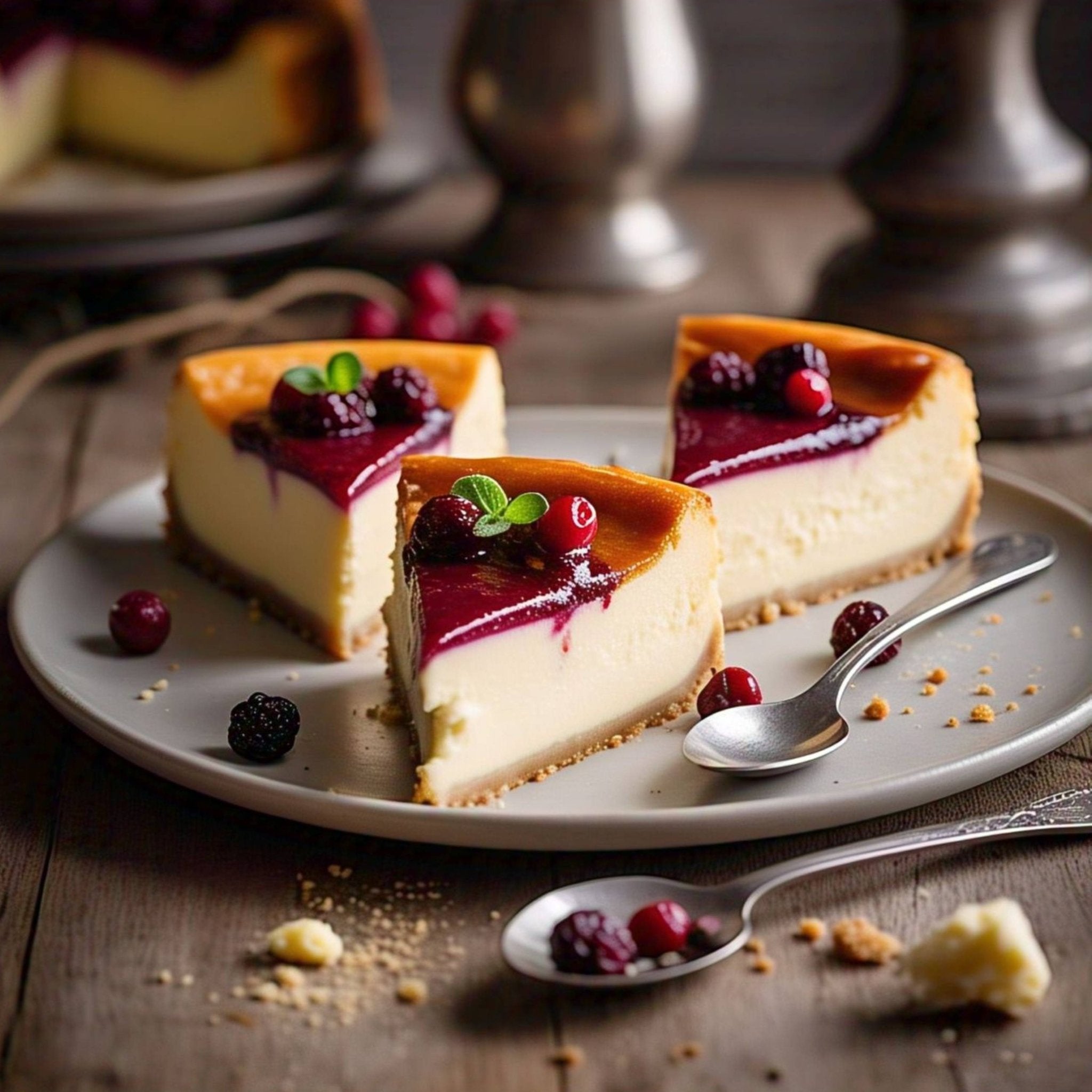 Andy Anand Raspberry Cheesecake (9-inch, 2 lbs) | Hand-Baked Bakery Cheesecake | Local SoCal Bakery