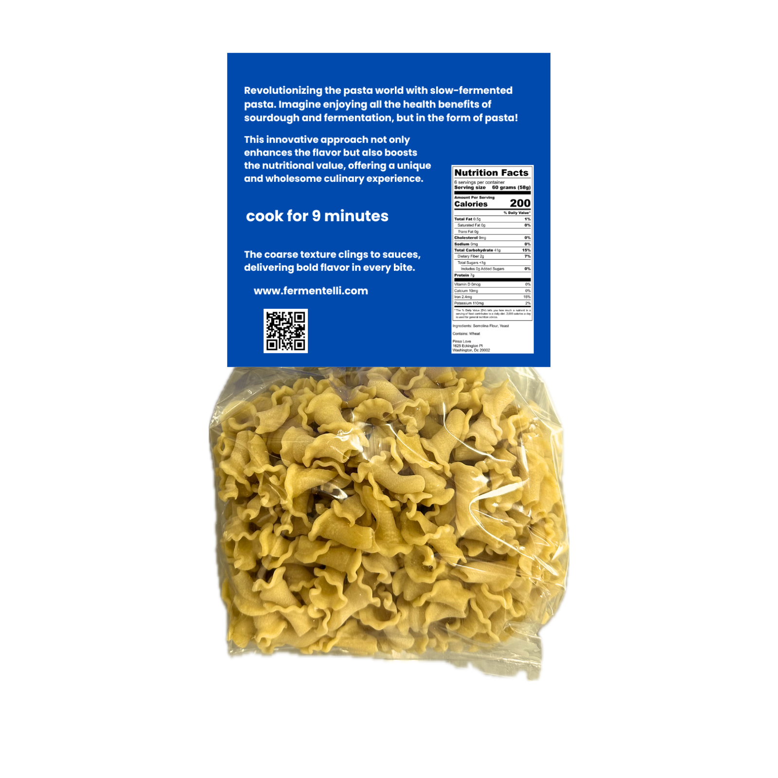 Sourdough Pasta -Campanelle from Fermentelli