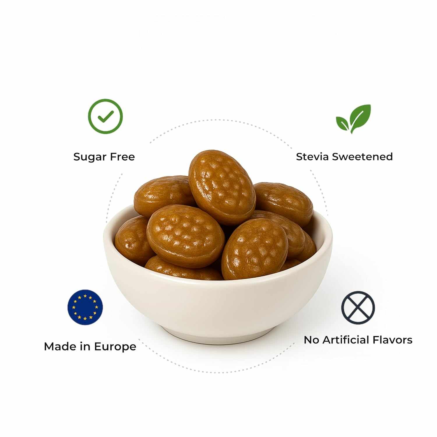 Andy Anand Sugar-Free Australian Licorice Hard Candy (7 oz) | European Made, Stevia-Sweetened | Local SoCal Bakery