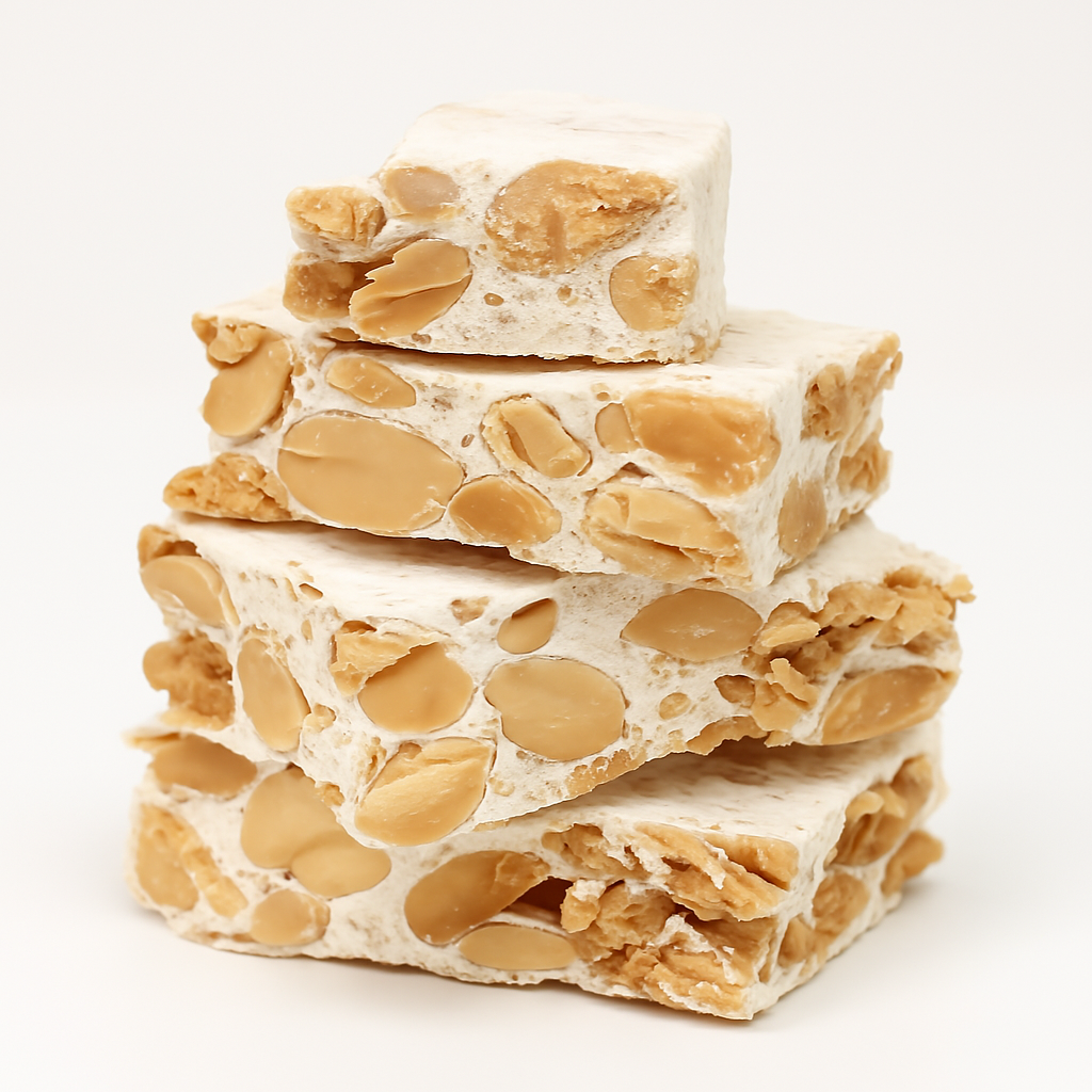 Andy Anand Sugar-Free Gluten-Free Italian Almond Nougat Brittle (7 oz) | European Imported, Diabetic-Friendly | Local SoCal Bakery