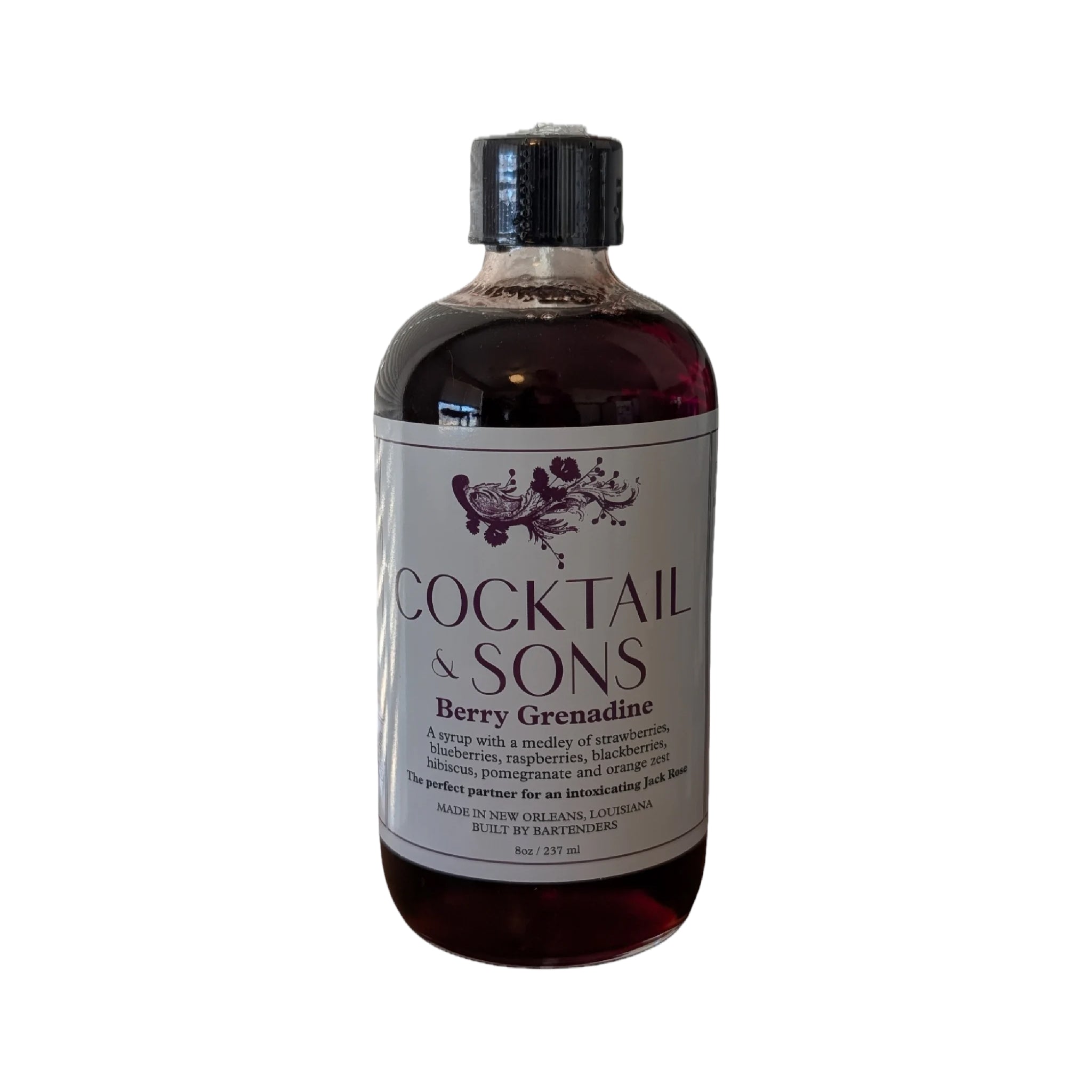Berry Grenadine Cocktail Syrup | Cocktail & Sons 8oz