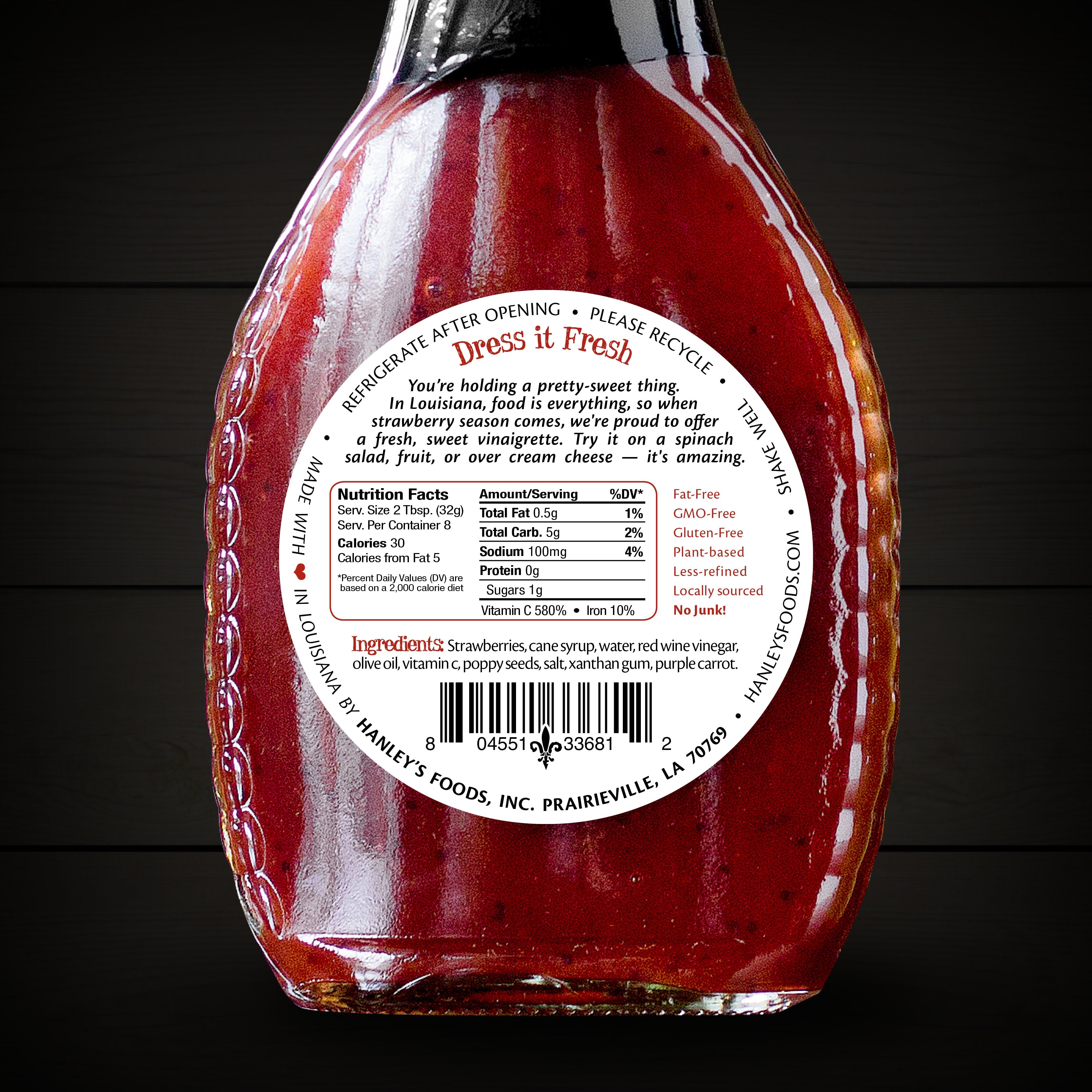 Strawberry vinaigrette