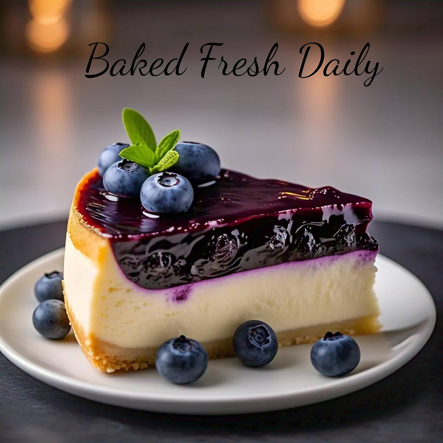 Andy Anand Sugar-Free Blueberry Cake (2.5 lbs) | Keto & Diabetic-Friendly | SoCal Bakery