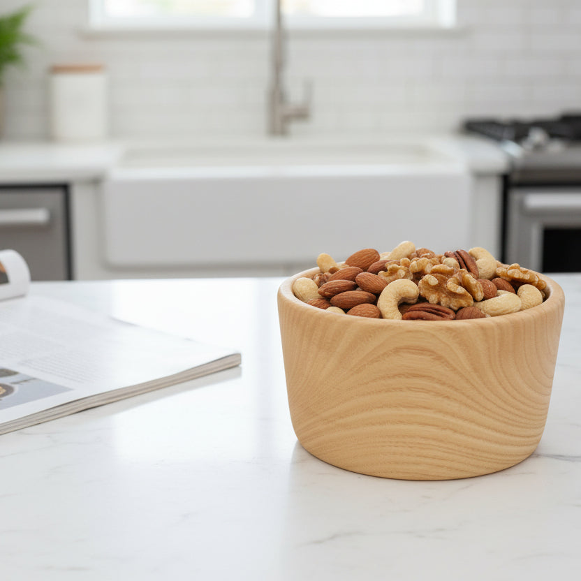 Sawdust Small Wood Bowl
