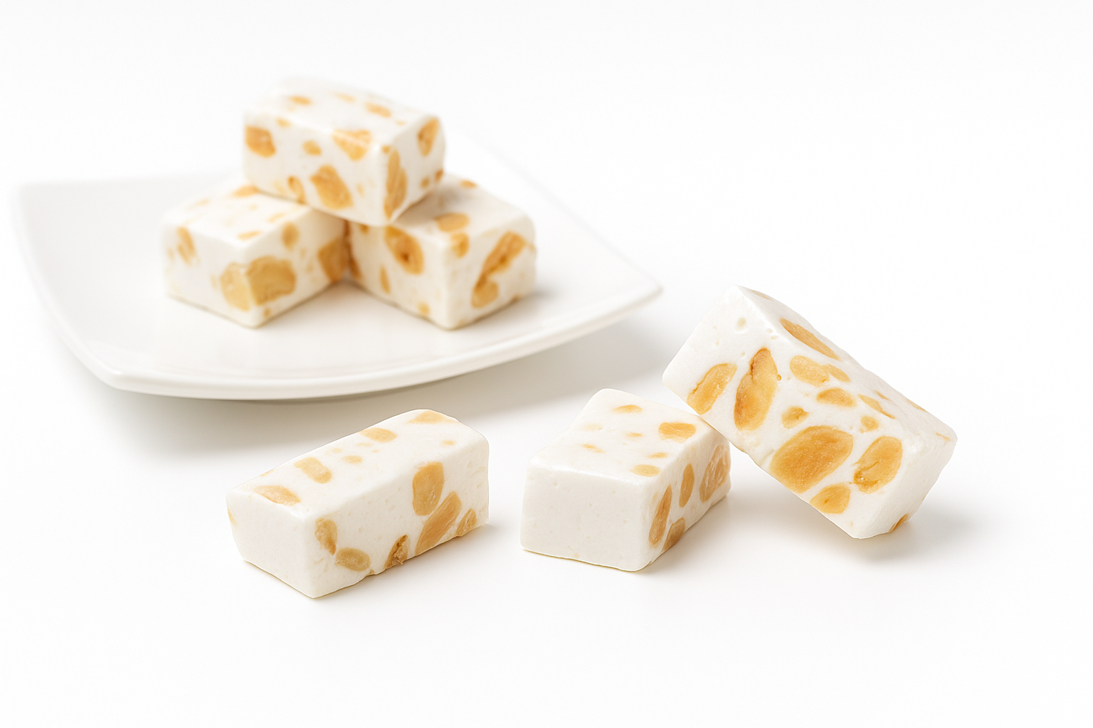Andy Anand Sugar-Free Gluten-Free Italian Almond Nougat Brittle (7 oz) | European Imported, Diabetic-Friendly | Local SoCal Bakery