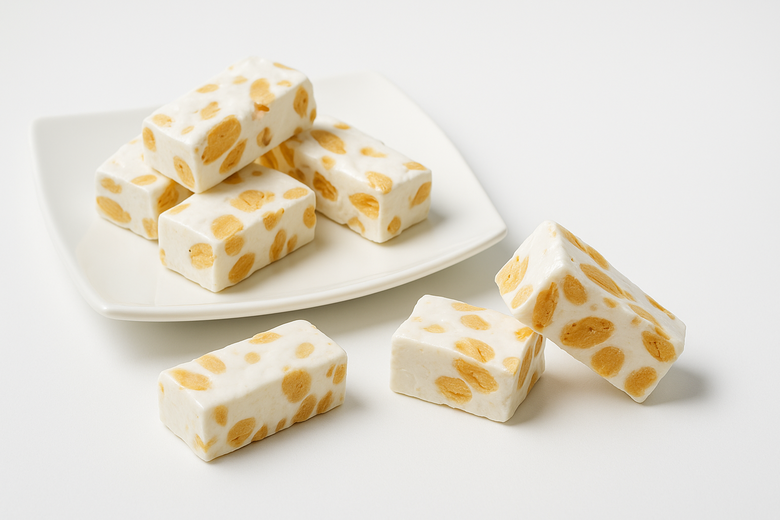 Andy Anand Sugar-Free Gluten-Free Italian Almond Nougat Brittle (7 oz) | European Imported, Diabetic-Friendly | Local SoCal Bakery