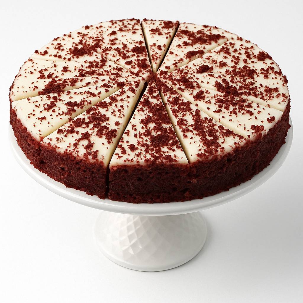 Andy Anand Sugar-Free Red Velvet Cheesecake (9-inch, 2 lbs) | Sugar-Free Cheesecake | Local SoCal Bakery