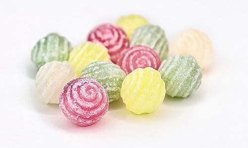 Andy Anand Sugar-Free Spiral Hard Candy (110 pc, 7 oz) | 5 Flavors, Made in Spain, Stevia | Local SoCal Bakery