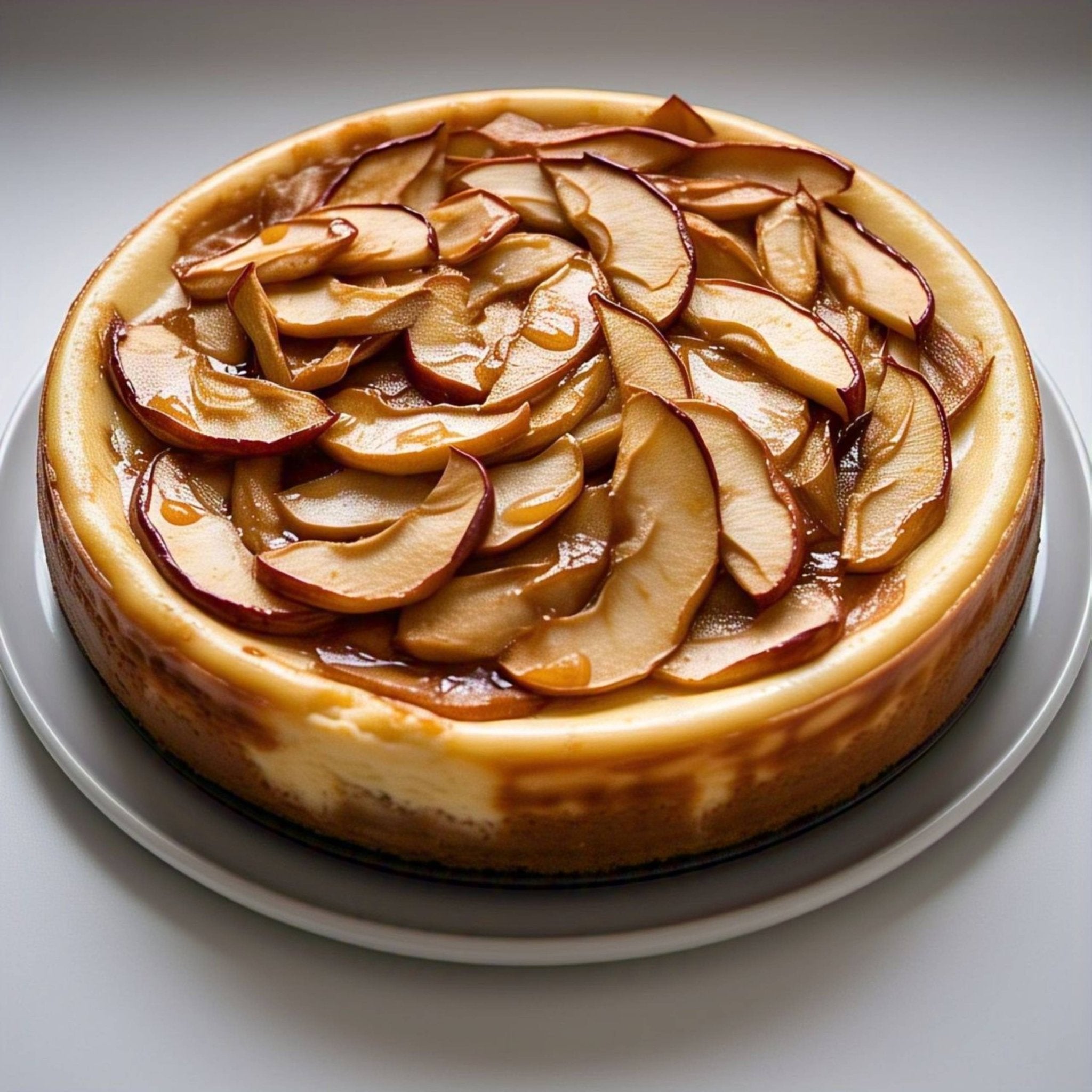 Andy Anand Apple Cheesecake (9-inch, 2.6 lbs) | Hand-Baked Bakery Cheesecake | Local SoCal Bakery