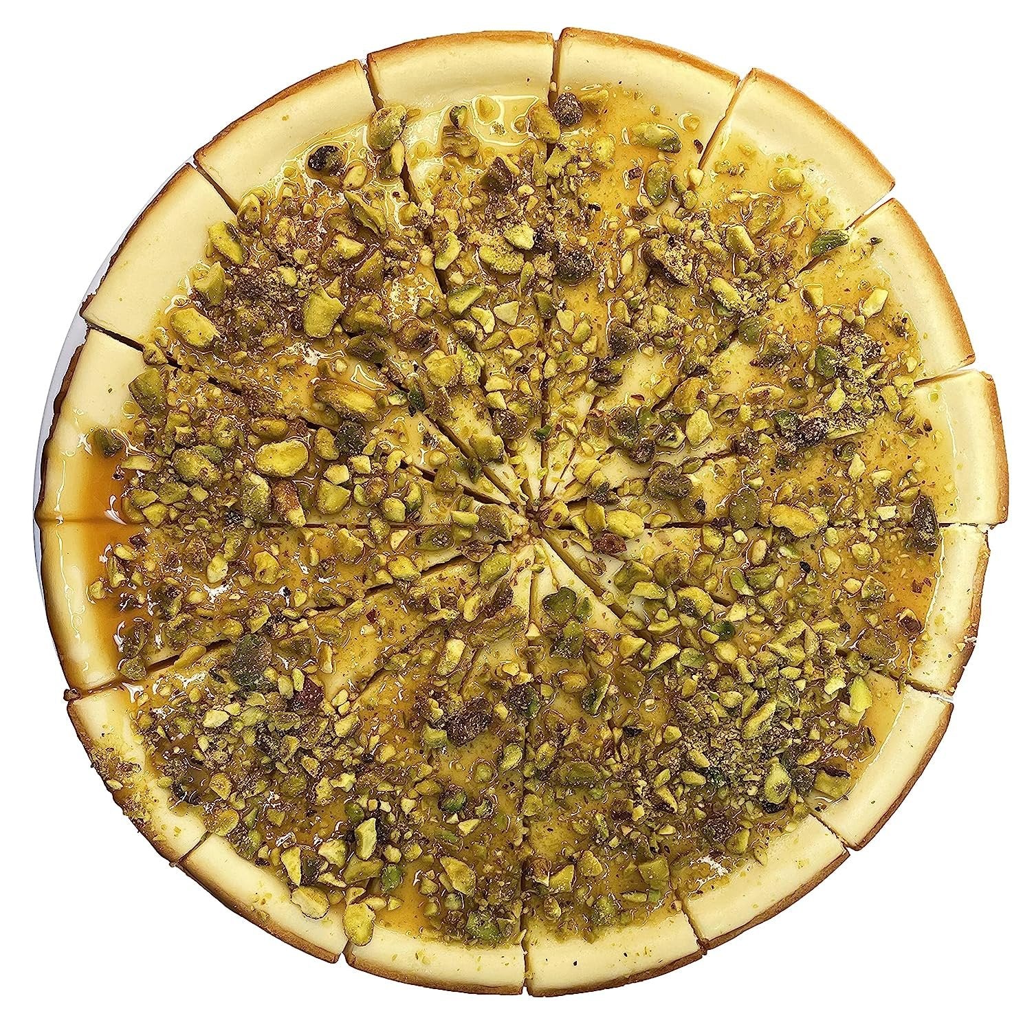 Andy Anand Sugar-Free Gluten-Free Caramel Pistachio Cheesecake (9-inch, 2.6 lbs) | Sugar-Free, Gluten-Free | Local SoCal Bakery