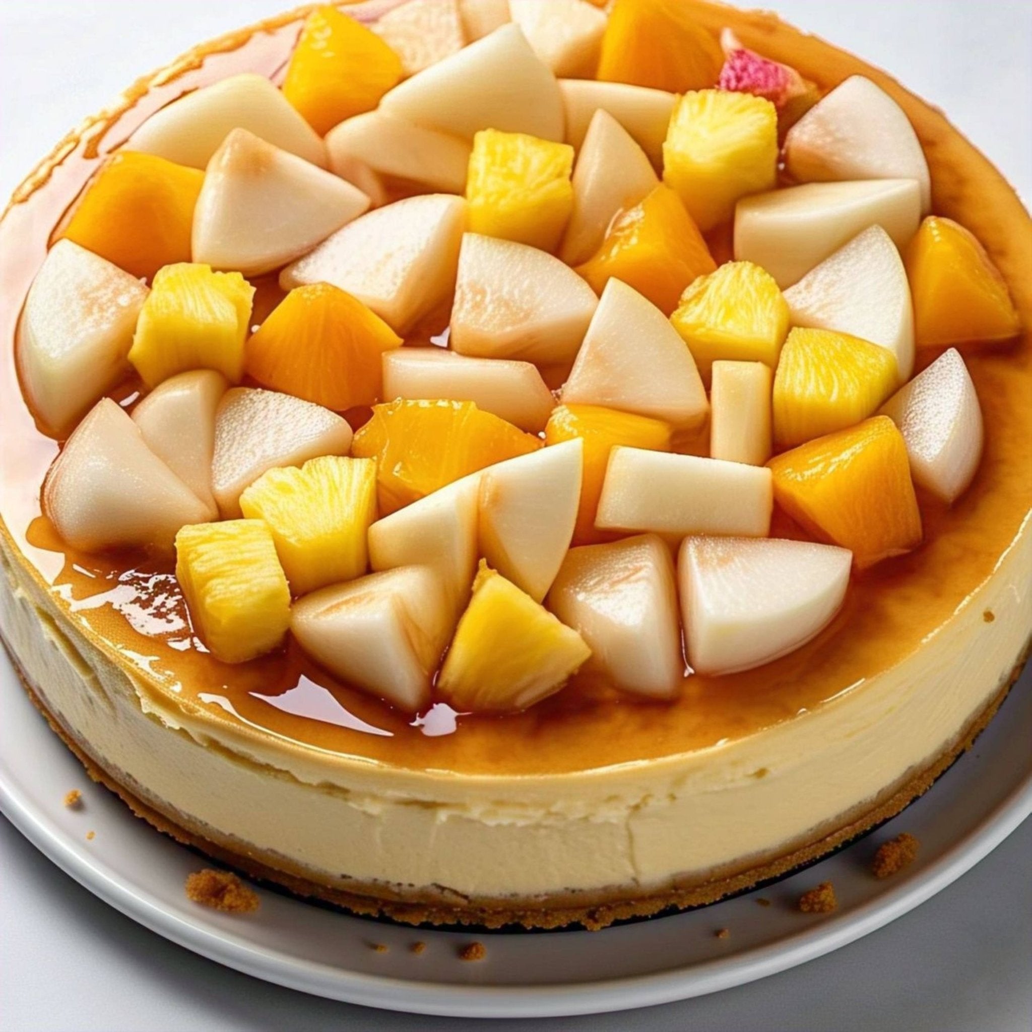 Andy Anand Sugar-Free Tropical Fruit Cheesecake (2 lbs) | Sugar-Free Cheesecake | Local SoCal Bakery