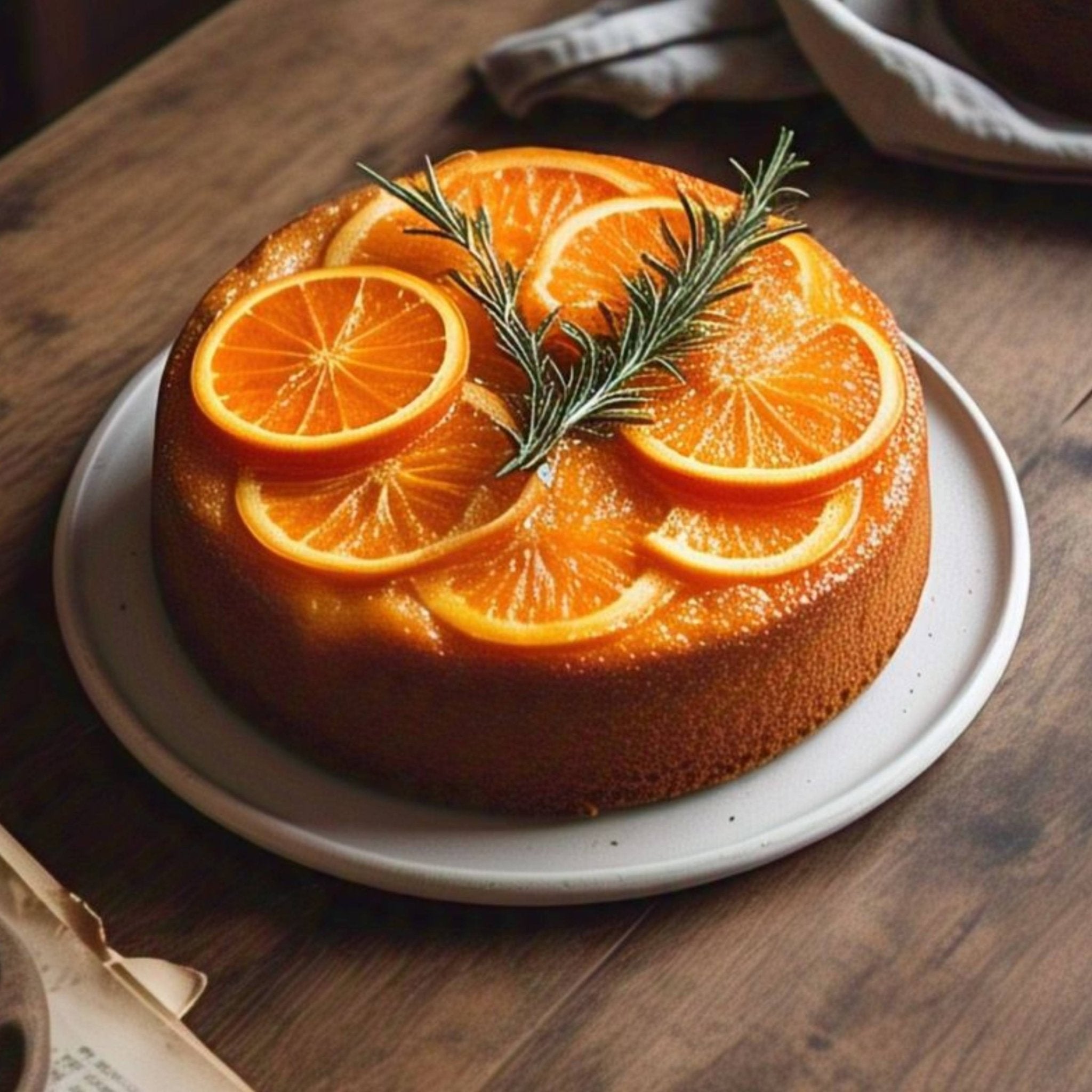 Andy Anand Orange Cake (9-inch, 2 lbs) | Hand-Baked Bakery Cake | Local SoCal Bakery