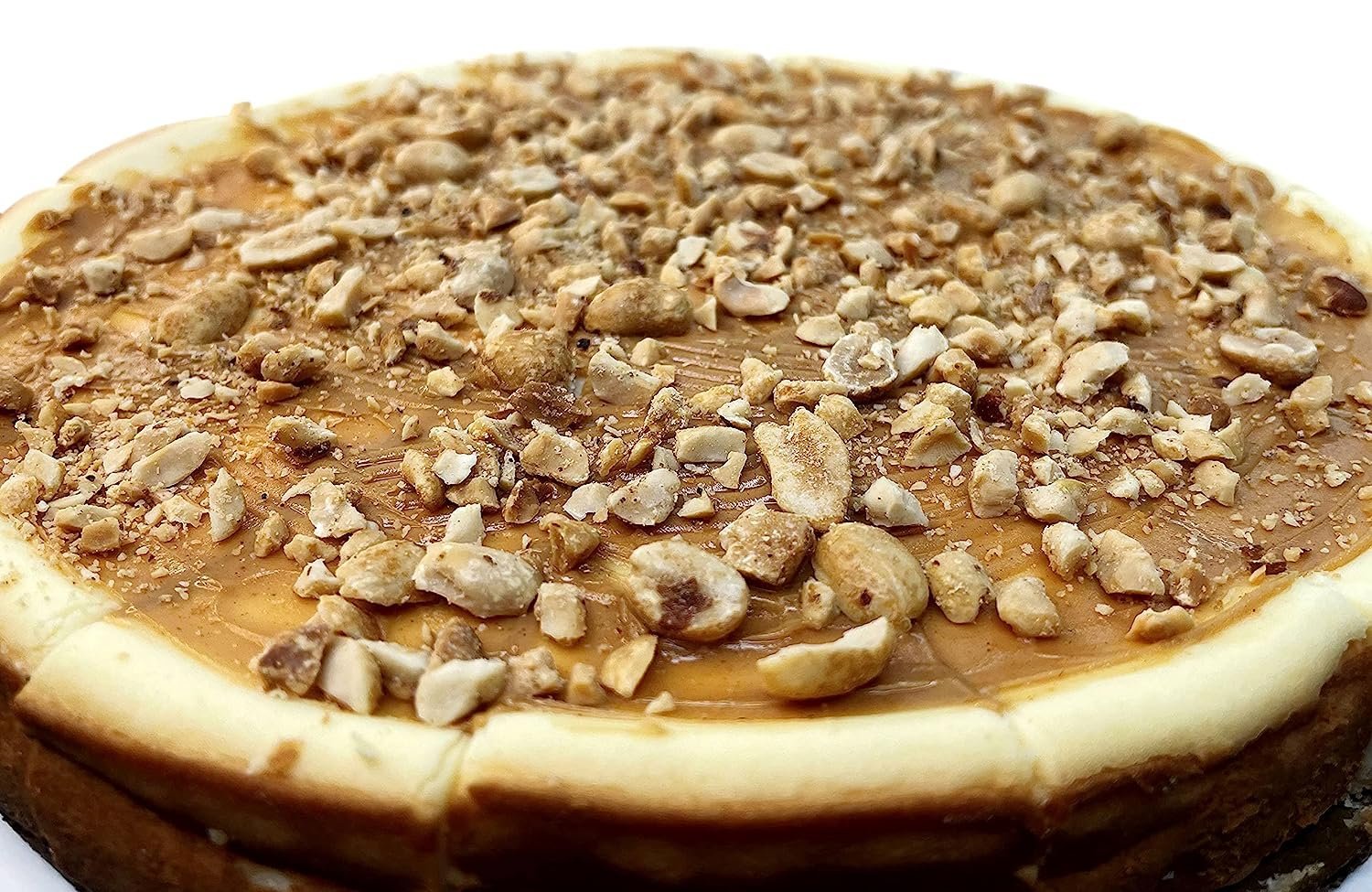 Andy Anand Peanut Cheesecake (9-inch, 2 lbs) | Hand-Baked Bakery Cheesecake | Local SoCal Bakery