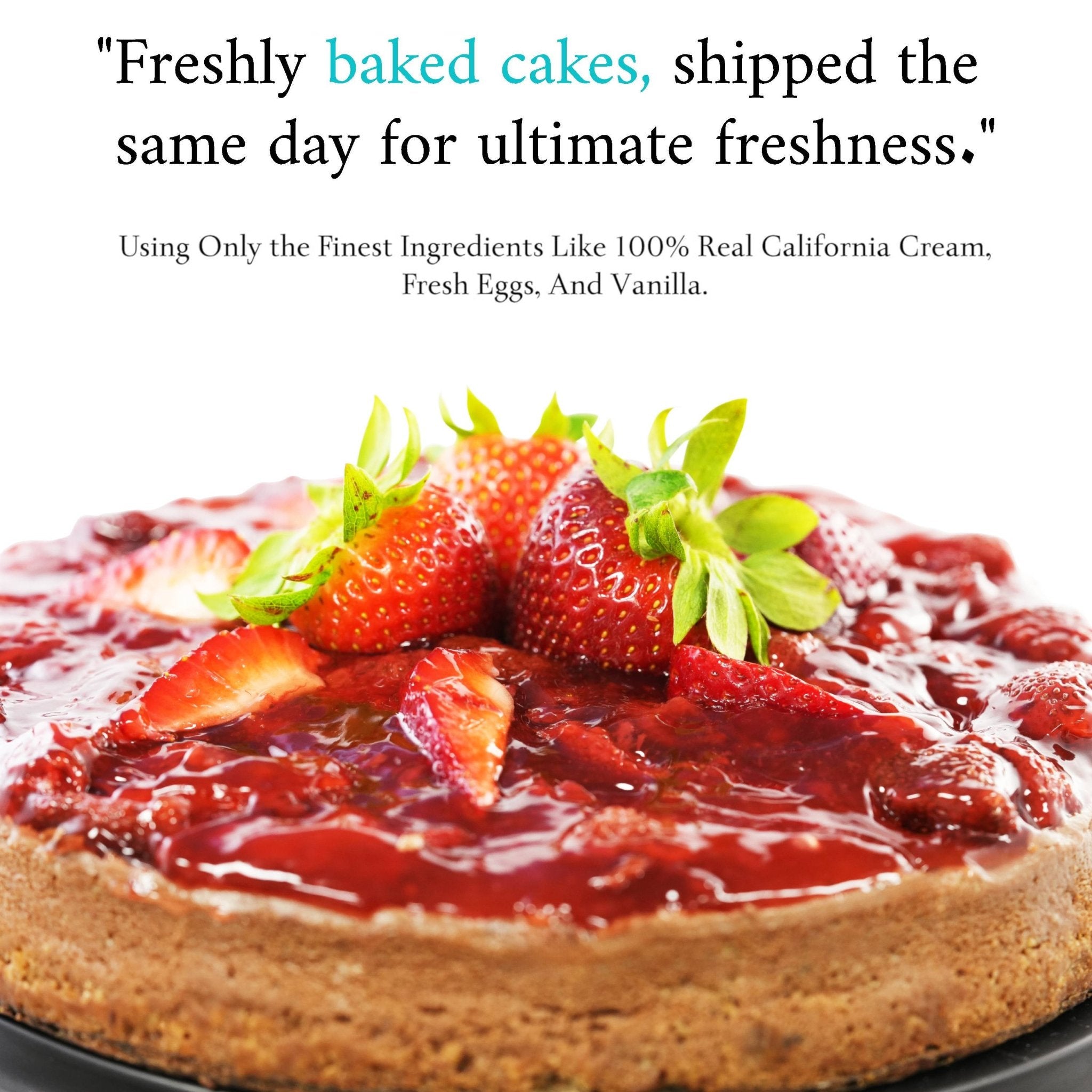 Andy Anand Sugar-Free Chocolate Strawberry Cheesecake with Truffles (9-inch, 2.8 lbs) | Sugar-Free & Keto Cheesecake | Local SoCal Bakery