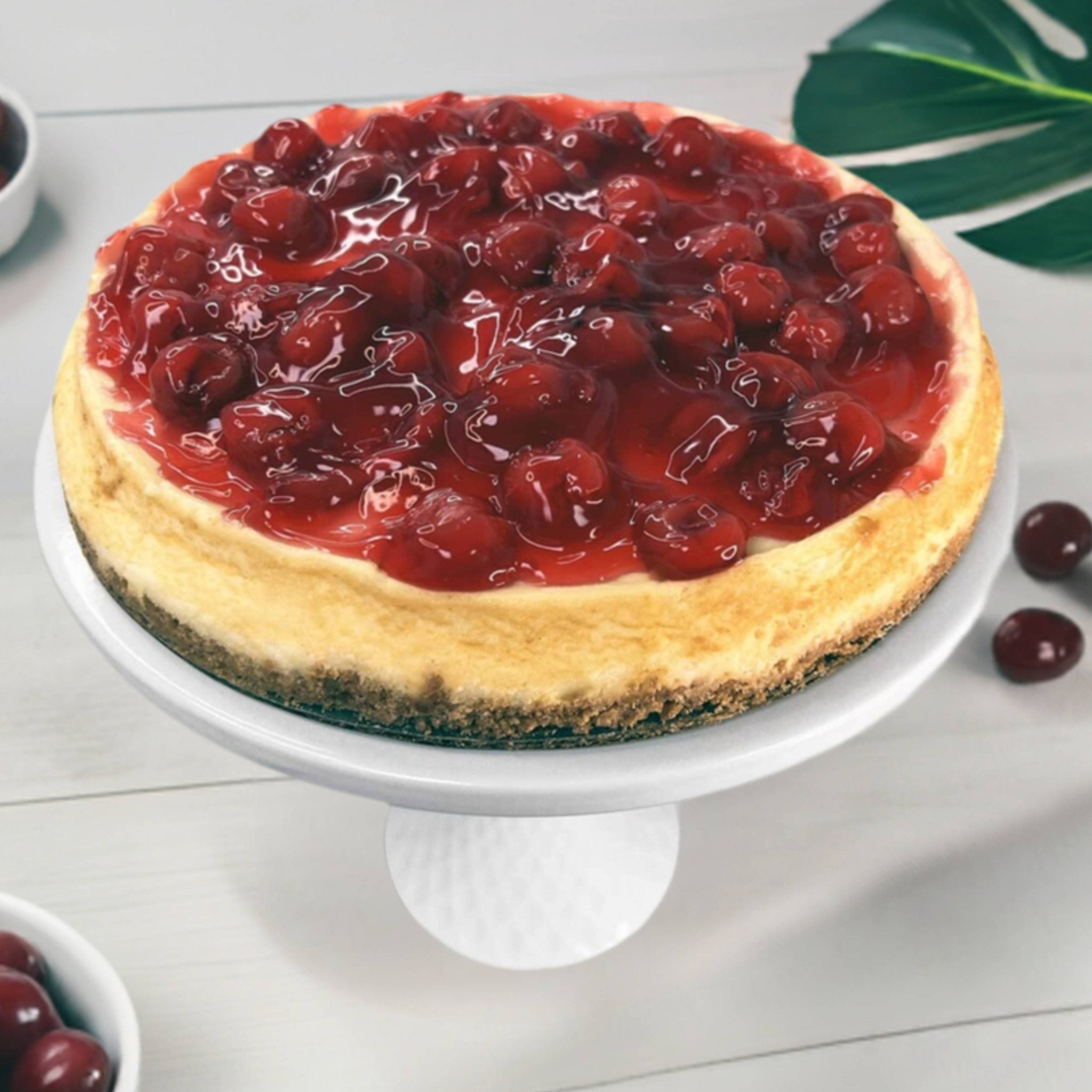Andy Anand Sugar-Free Cherry Cake (9-inch, 2.9 lbs) | Sugar-Free & Keto Cake | Local SoCal Bakery